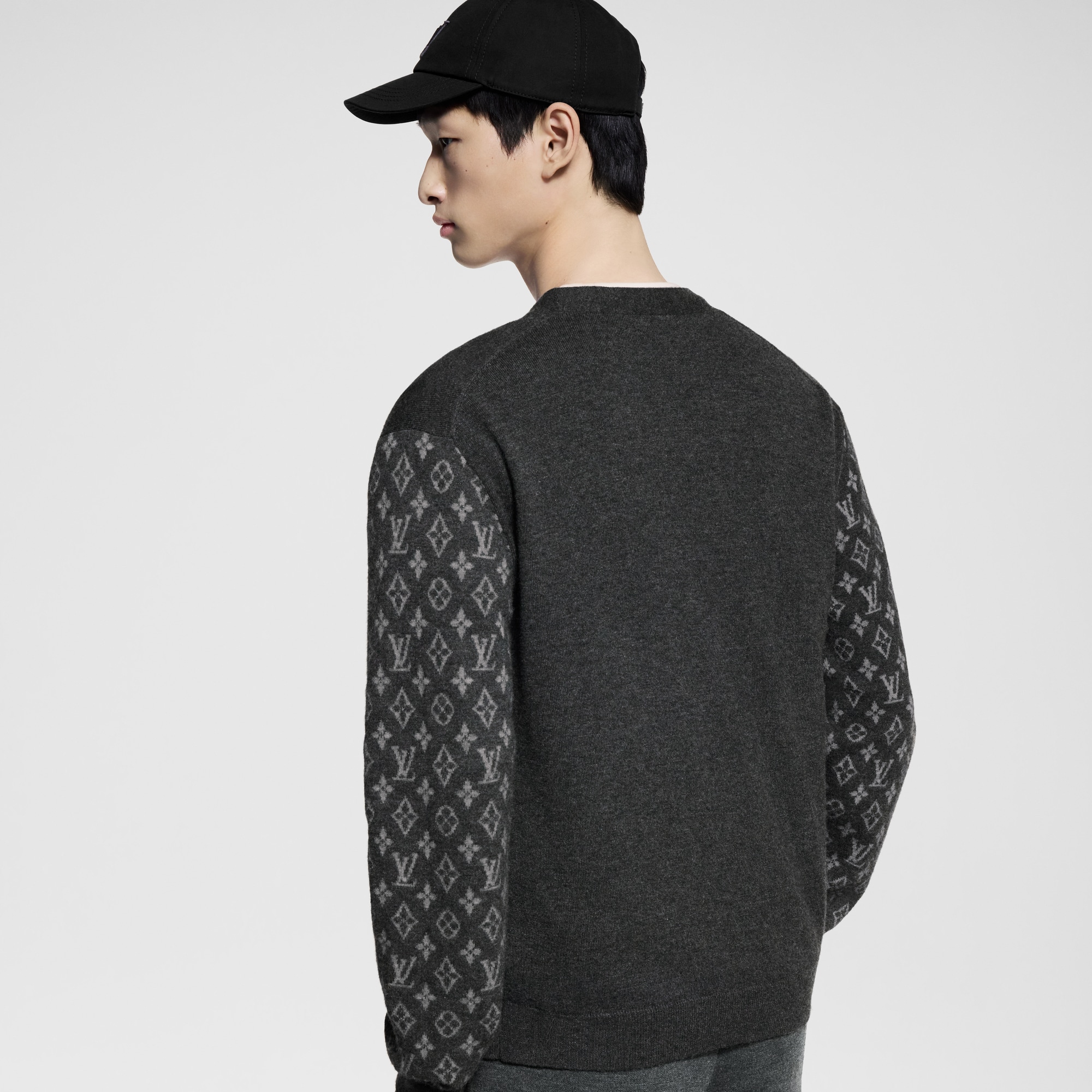 トップス LOUIS VUITTON Cuffs Cashmere LS Knit LOUIS VUITTON (ルイ ヴィトン) LV Cuffs Cashmere LS Knit ブルー